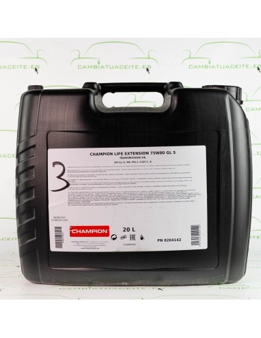 CHAMPION LIFE EXTENSION 75w80 GL5 CP-20L