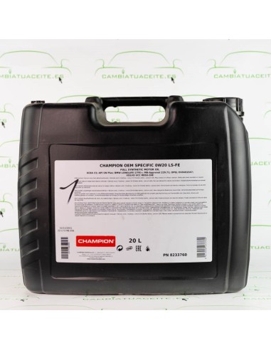 CHAMPION OEM SPECIFIC 0W20 LS-FE CP-20L