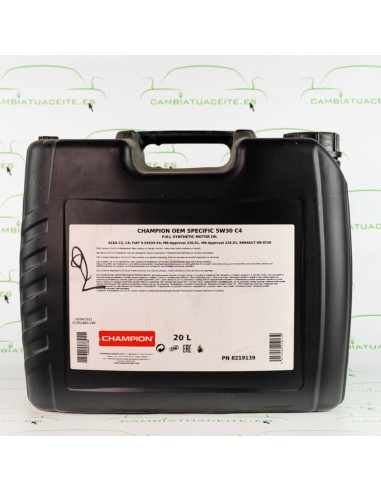 CHAMPION OEM SPECIFIC 5w30 C4 CP-20L