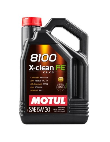 MOTUL 8100 X-CLEAN FE C2/C3 5W30 5L