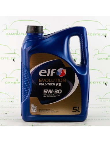 ACEITE ELF EVOLUTION FULL-TECH FE 5W30 CP 5L