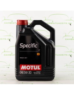 MOTUL SPECIFIC 17 SAE 5W30 CP-5L